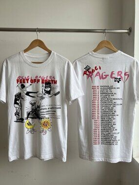 Kid Cudi Rebel Ragers Feet Off Earth Tour 2026 T-Shirt Reprint